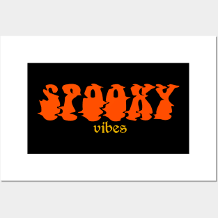 Spooky Vibes Halloween Streetwear Posters and Art